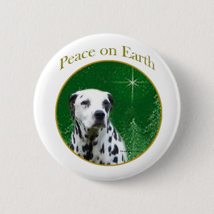 Badge Rond 5 Cm Paix dalmate