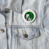 Badge Rond 5 Cm Paix dalmate (En situation)