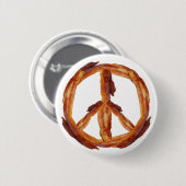 Badge Rond 5 Cm Paix de lard (Devant & derrière)