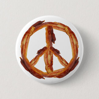 Badge Rond 5 Cm Paix de lard