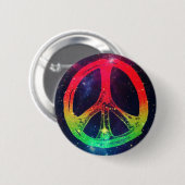 Badge Rond 5 Cm Paix de Rasta (Devant & derrière)