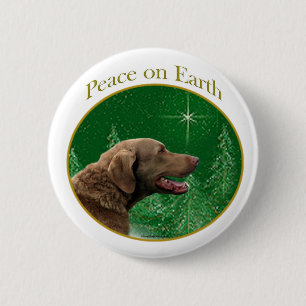 Badge Rond 5 Cm Paix de recherche de la baie de Chesapeake