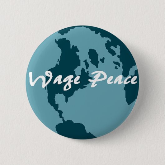 Badge Rond 5 Cm Paix de salaire (Devant)