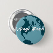 Badge Rond 5 Cm Paix de salaire (Devant & derrière)