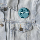 Badge Rond 5 Cm Paix de salaire (En situation)
