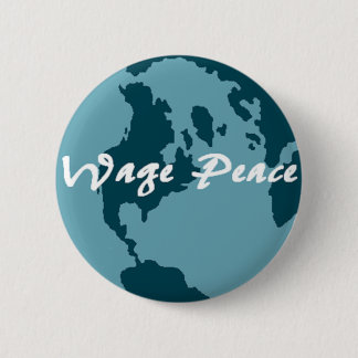 Badge Rond 5 Cm Paix de salaire