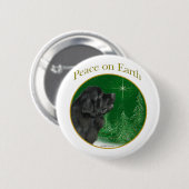 Badge Rond 5 Cm Paix de Terre-Neuve (Devant & derrière)