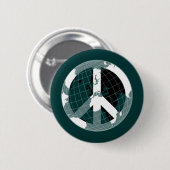Badge Rond 5 Cm Paix du monde (Devant & derrière)