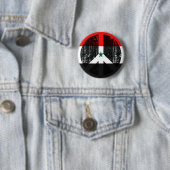 Badge Rond 5 Cm Paix en Irak (En situation)