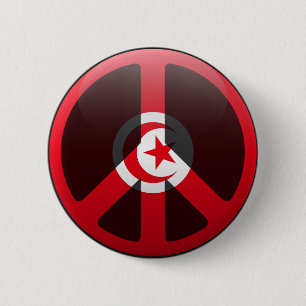 Badge Rond 5 Cm Paix en Tunisie
