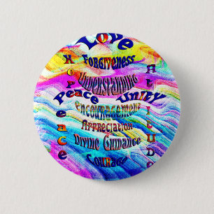 Badge Rond 5 Cm Paix interne_