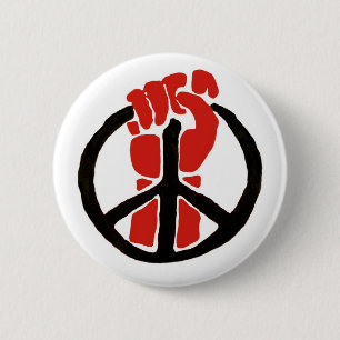 Badge Rond 5 Cm Paix maintenant !