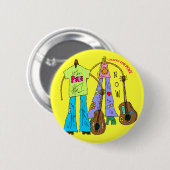 BADGE ROND 5 CM PAIX MAINTENANT (Devant & derrière)