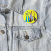 BADGE ROND 5 CM PAIX MAINTENANT (En situation)