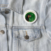 Badge Rond 5 Cm Paix Rottweiler (En situation)