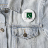Badge Rond 5 Cm Pakistan (En situation)