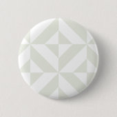 Badge Rond 5 Cm Pale Gray Geometric Deco Cube Pattern (Devant)