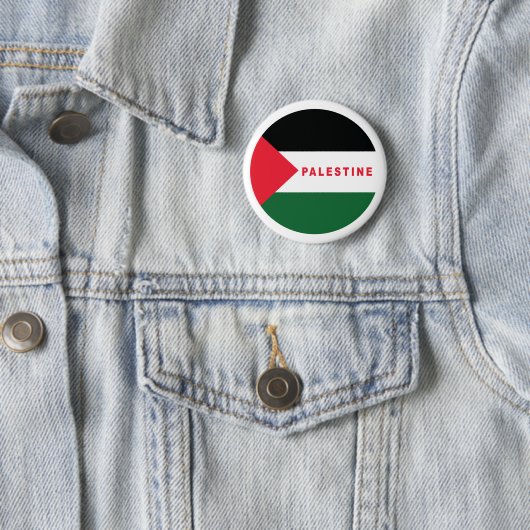 Badge Rond 5 Cm Palestine (En situation)