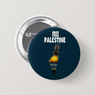 Badge Rond 5 Cm Palestine Al Quds Libère la Palestine