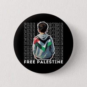 BADGE ROND 5 CM PALESTINE LIBRE