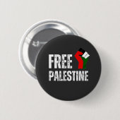 Badge Rond 5 Cm PALESTINE LIBRE drapeau de la palestine (Devant & derrière)