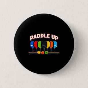 Badge Rond 5 Cm Palette de raquettes de pickleball pour équipes de