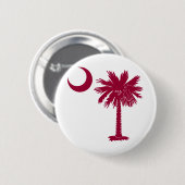 Badge Rond 5 Cm Palmetto de grenat (Devant & derrière)