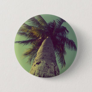 Badge Rond 5 Cm Palmier