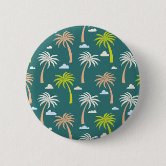 Badge Rond 5 Cm Palmiers