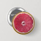 Badge Rond 5 Cm Pamplemousse rouge juteux (Devant & derrière)