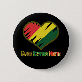Badge Rond 5 Cm Pan African Heart