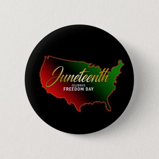 Badge Rond 5 Cm Pan African, Junetten Button (Devant)