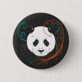 Badge Rond 5 Cm Panda (Devant)