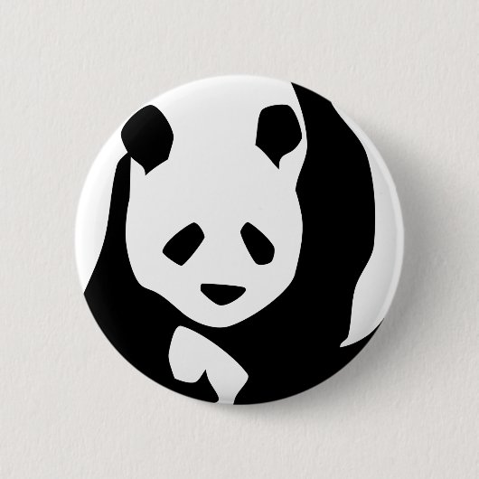 Badge Rond 5 Cm Panda (Devant)