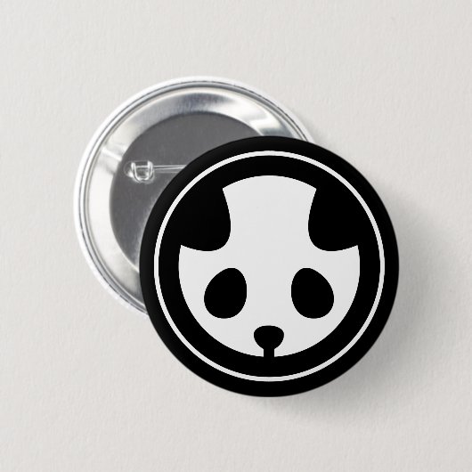 Badge Rond 5 Cm Panda (Devant & derrière)