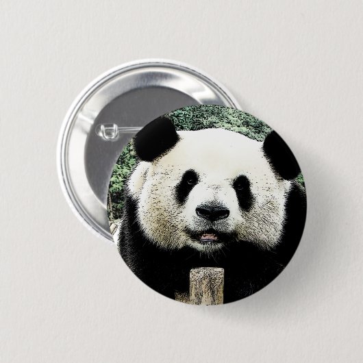 Badge Rond 5 Cm Panda (Devant & derrière)