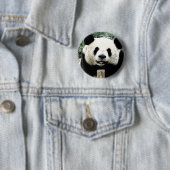 Badge Rond 5 Cm Panda (En situation)