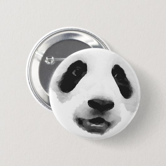 Badge Rond 5 Cm Panda (Devant & derrière)
