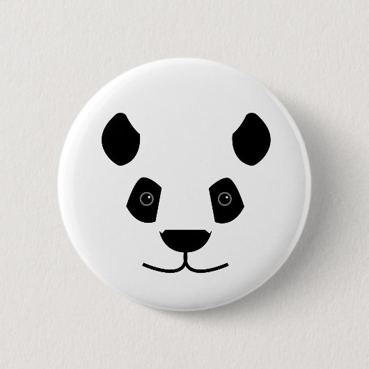 Badge Rond 5 Cm Panda (Devant)