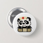 Badge Rond 5 Cm Panda (Devant & derrière)
