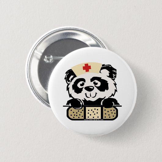 Badge Rond 5 Cm Panda (Devant & derrière)