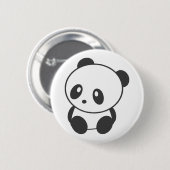 Badge Rond 5 Cm Panda (Devant & derrière)