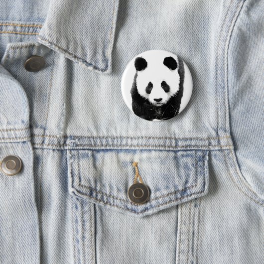 Badge Rond 5 Cm Panda (En situation)