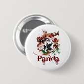 Badge Rond 5 Cm Panda (Devant & derrière)