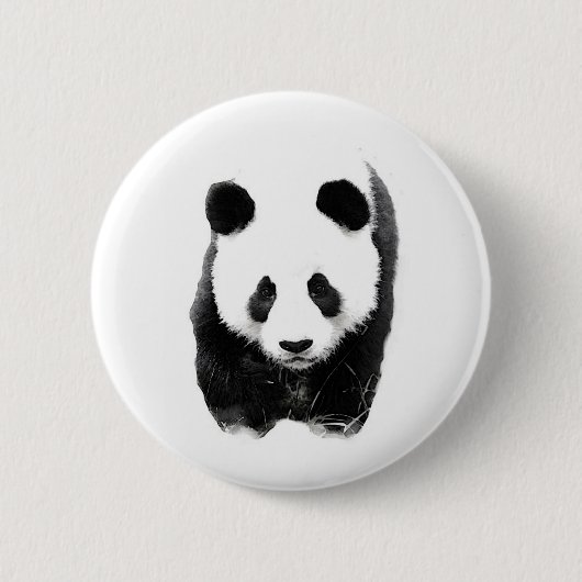 Badge Rond 5 Cm Panda (Devant)