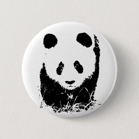 Badge Rond 5 Cm Panda (Devant)