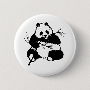 Badge Rond 5 Cm Panda