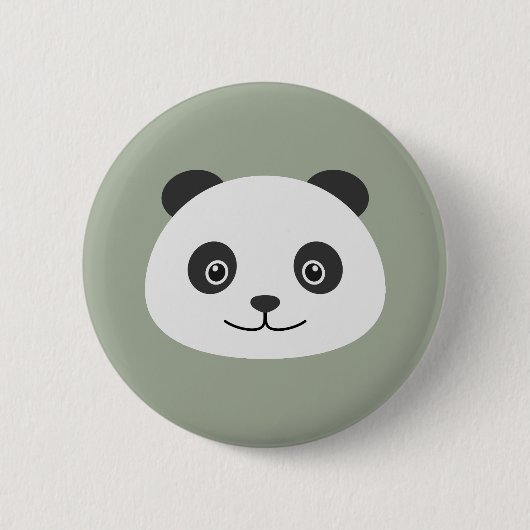 Badge Rond 5 Cm Panda (Devant)
