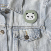 Badge Rond 5 Cm Panda (En situation)