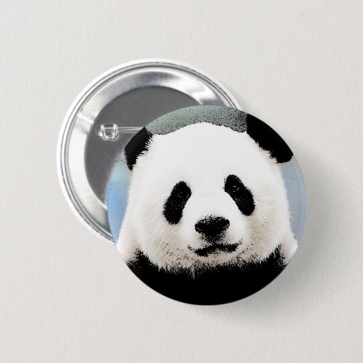Badge Rond 5 Cm Panda (Devant & derrière)
